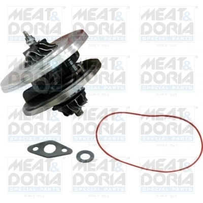 Core assembly, turbocharger